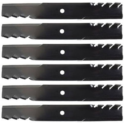 (6 Pack) Premium Replacement Mulching Lawn Mower Deck Blade fits Oregon 94-055 96-319 96-335 96-740 90-724
