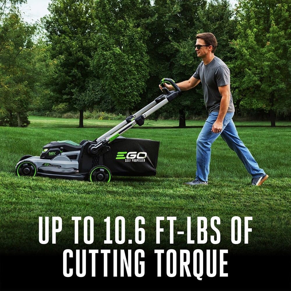 EGO Power+ Electric Lawn Mower, Self-Propelled Cordless with 22" Super Composite Deck, Tool Only, Battery and Charger Not Included - LM2240SP