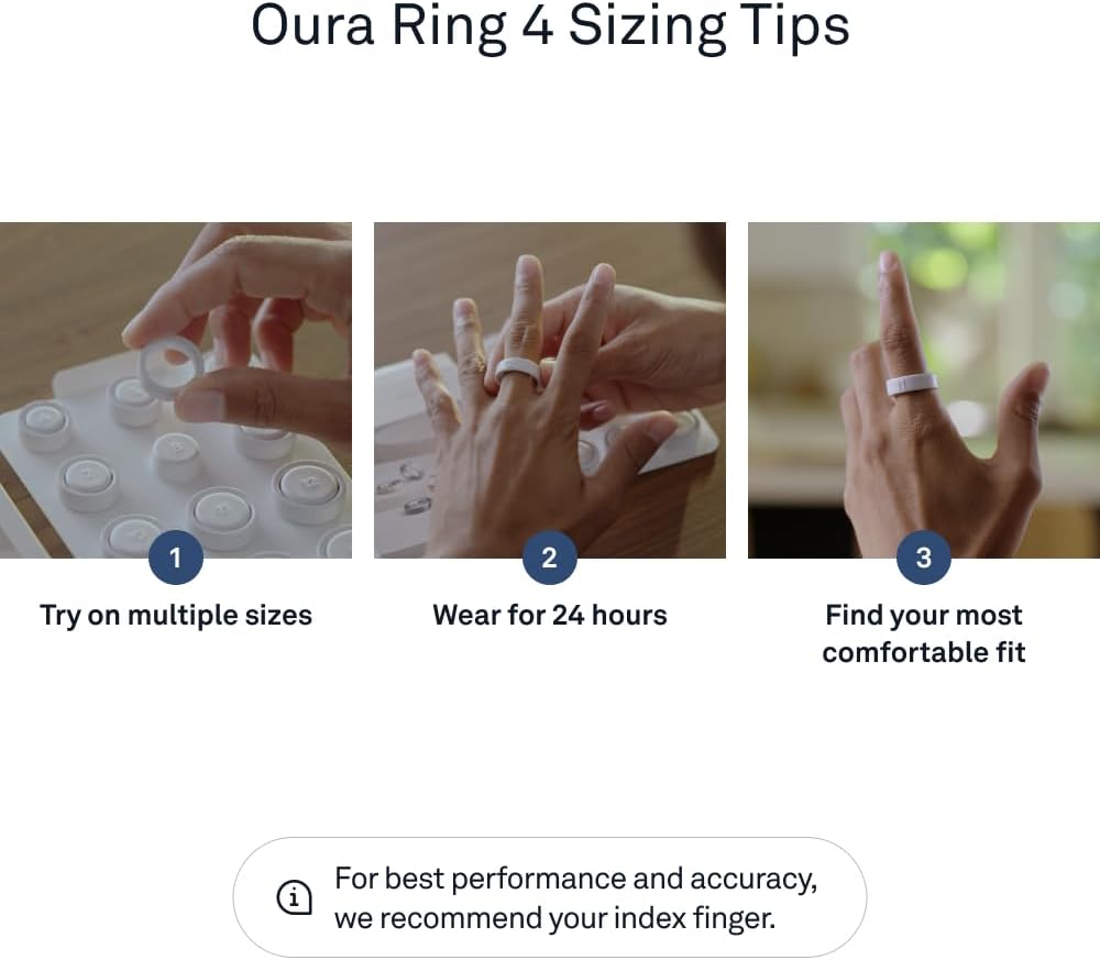 Oura Ring 4 - Gold - Size 8 - Sleep, Activity, Women's Health, AI Advisor, Up to 8 Days of Battery Life, Size Before You Buy, Android & iOS Compatible