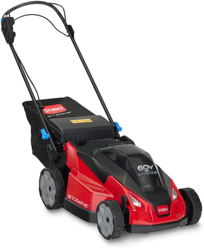 Toro 60V MAX* 21 in. Stripe® Self-Propel Lawn Mower - Battery/Charger Not Included