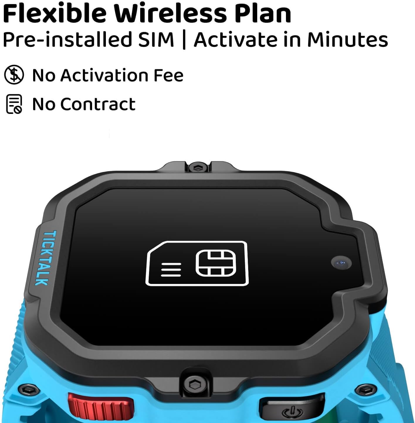 TickTalk5 Smart Watch for Kids with GPS Tracker, Video Calling, Texting, and Parental App, 4G Smartwatch with Free Music, Phone Calls, and Reminders for Kids Ages 3-12