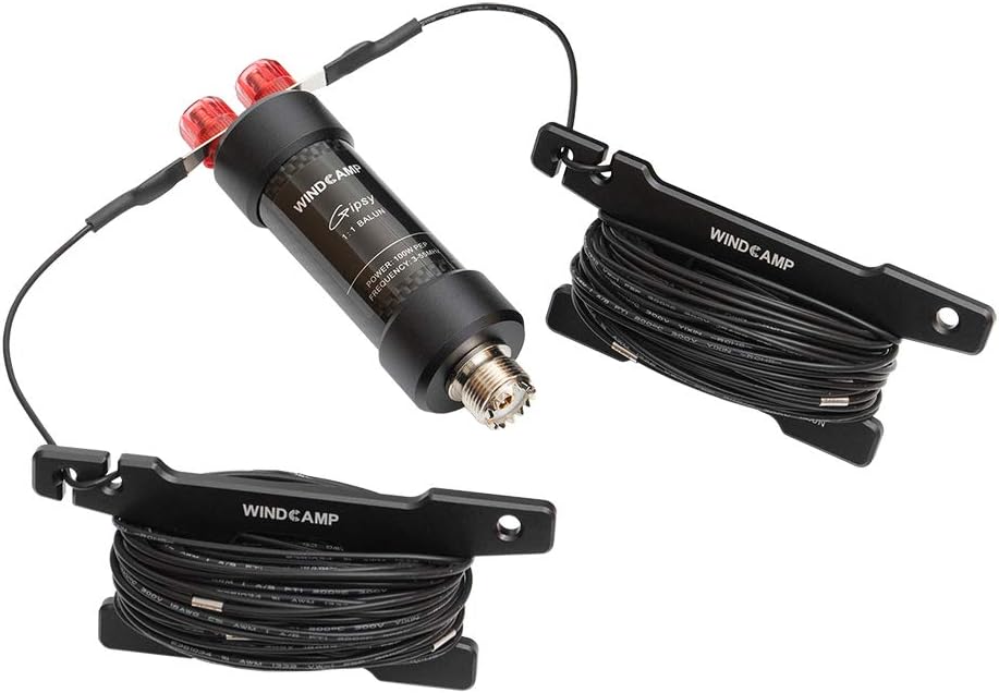 Gipsy 5-50MHz HF Horizontal Dipole Antenna Ant for Ham Radio Waterproof Balun